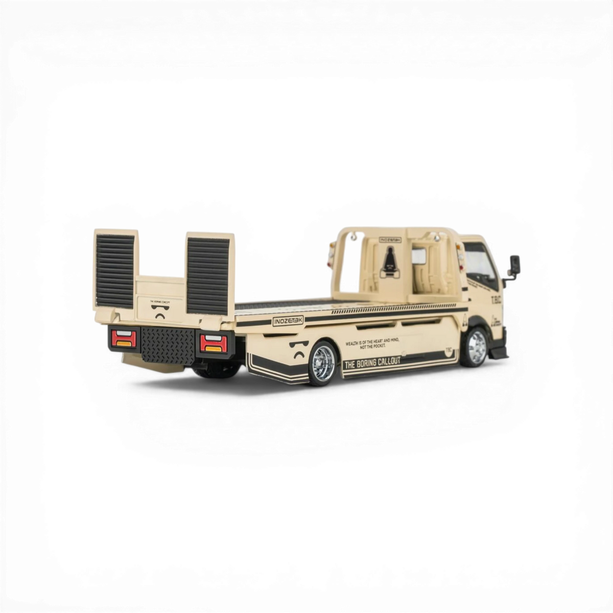 MicroTurbo Hino 300 Custom Hauler - The Boring Concept Livery 1:64