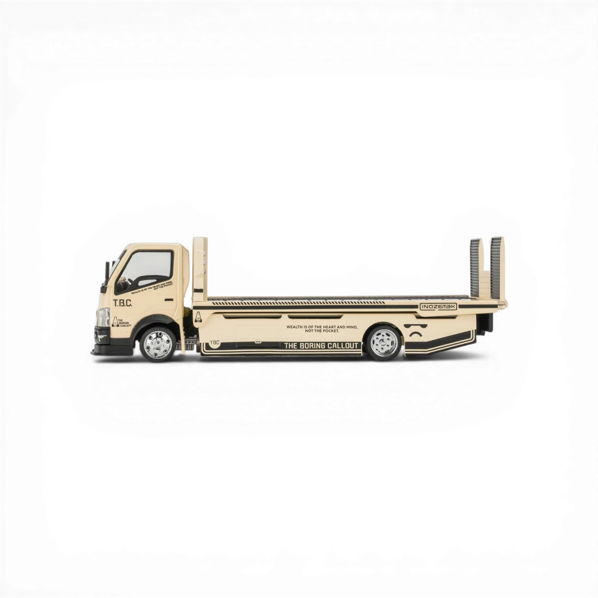 MicroTurbo Hino 300 Custom Hauler - The Boring Concept Livery 1:64