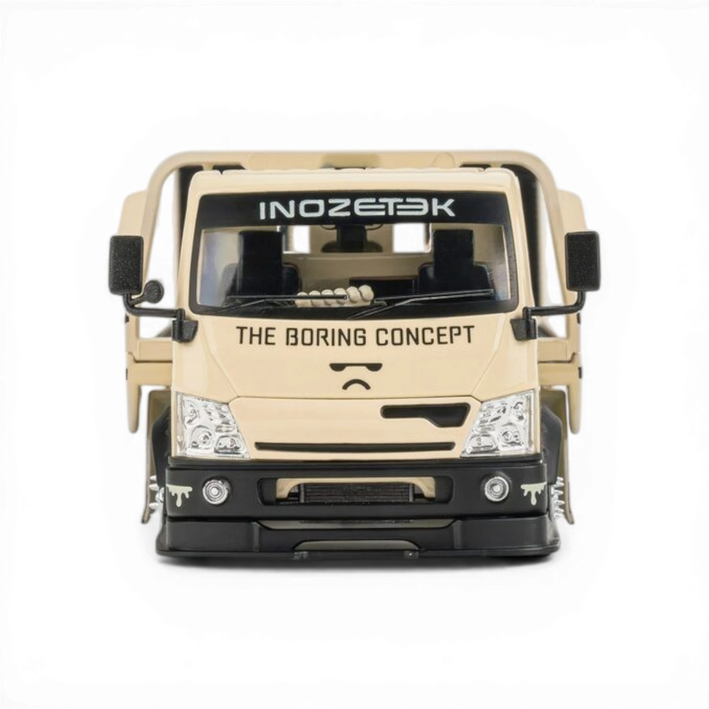 MicroTurbo Hino 300 Custom Hauler - The Boring Concept Livery 1:64
