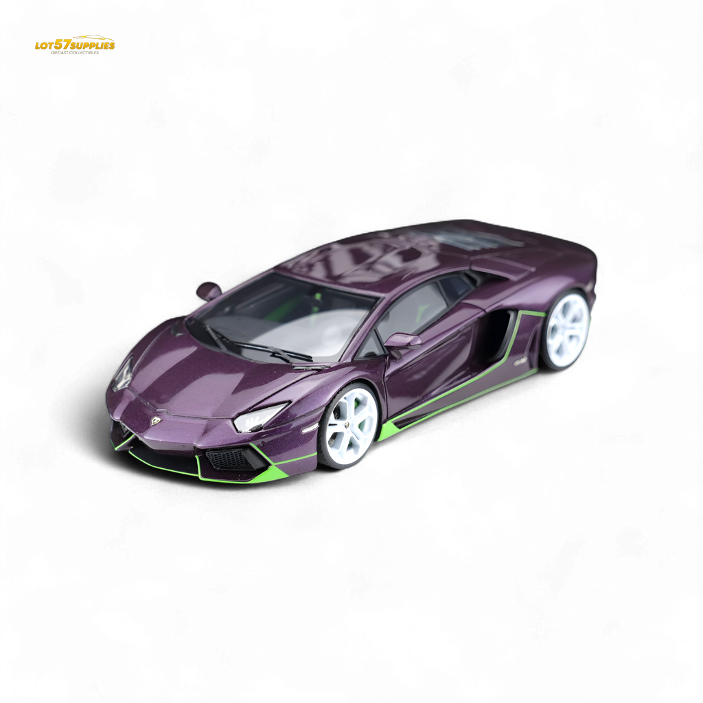 TARDIS Lamborghini LP700 Purple 1:64