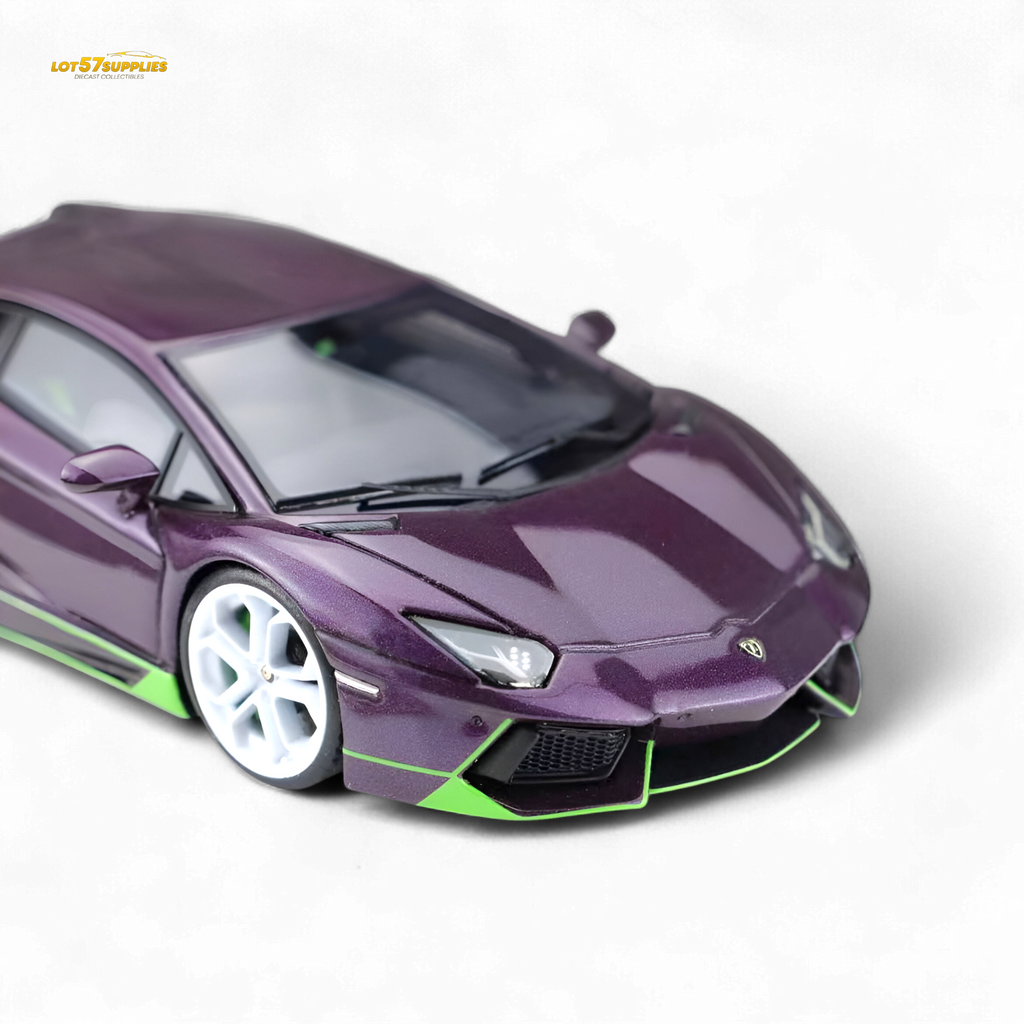 TARDIS Lamborghini LP700 Purple 1:64