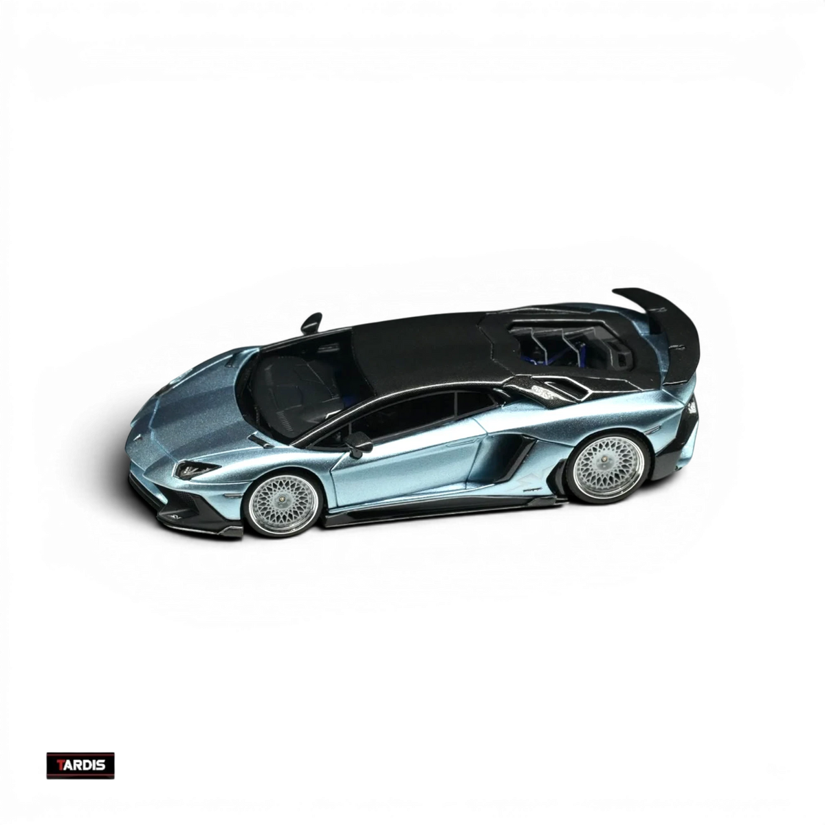 TARDIS Lamborghini LP750-4SV Resin Model - ICE Blue (Ltd 149) 1:64