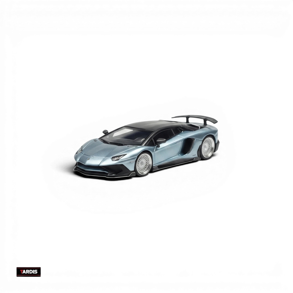 TARDIS Lamborghini LP750-4SV Resin Model - ICE Blue (Ltd 149) 1:64