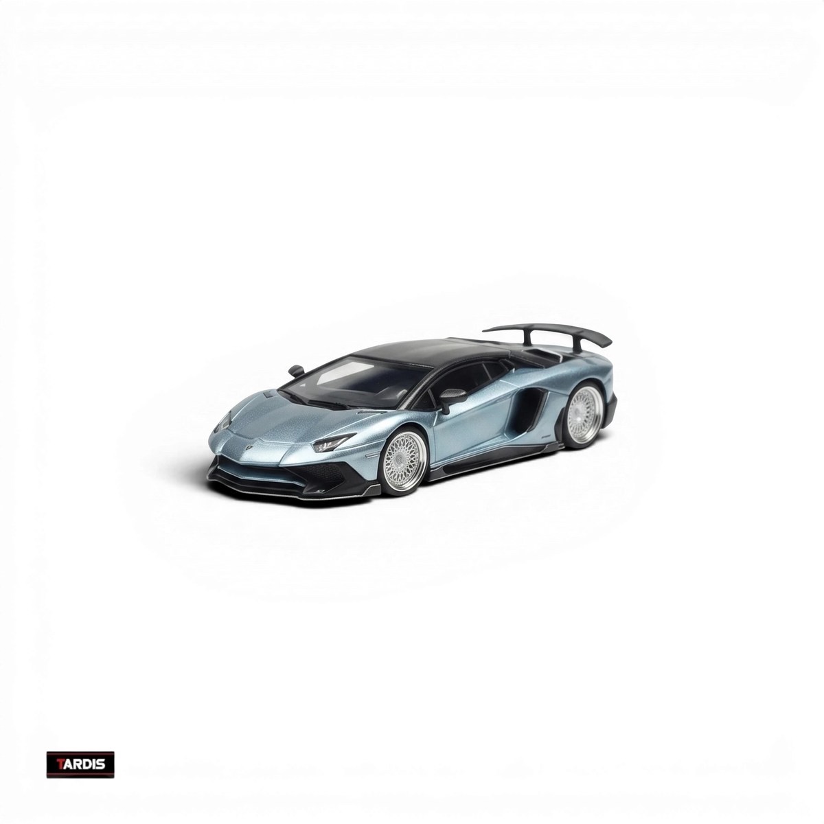TARDIS Lamborghini LP750-4SV Resin Model - ICE Blue (Ltd 149) 1:64
