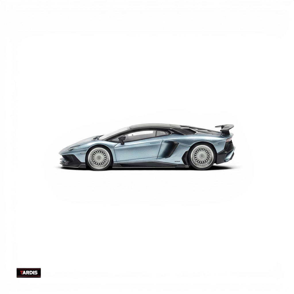 TARDIS Lamborghini LP750-4SV Resin Model - ICE Blue (Ltd 149) 1:64