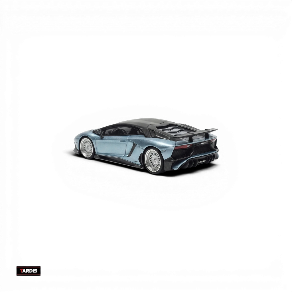 TARDIS Lamborghini LP750-4SV Resin Model - ICE Blue (Ltd 149) 1:64