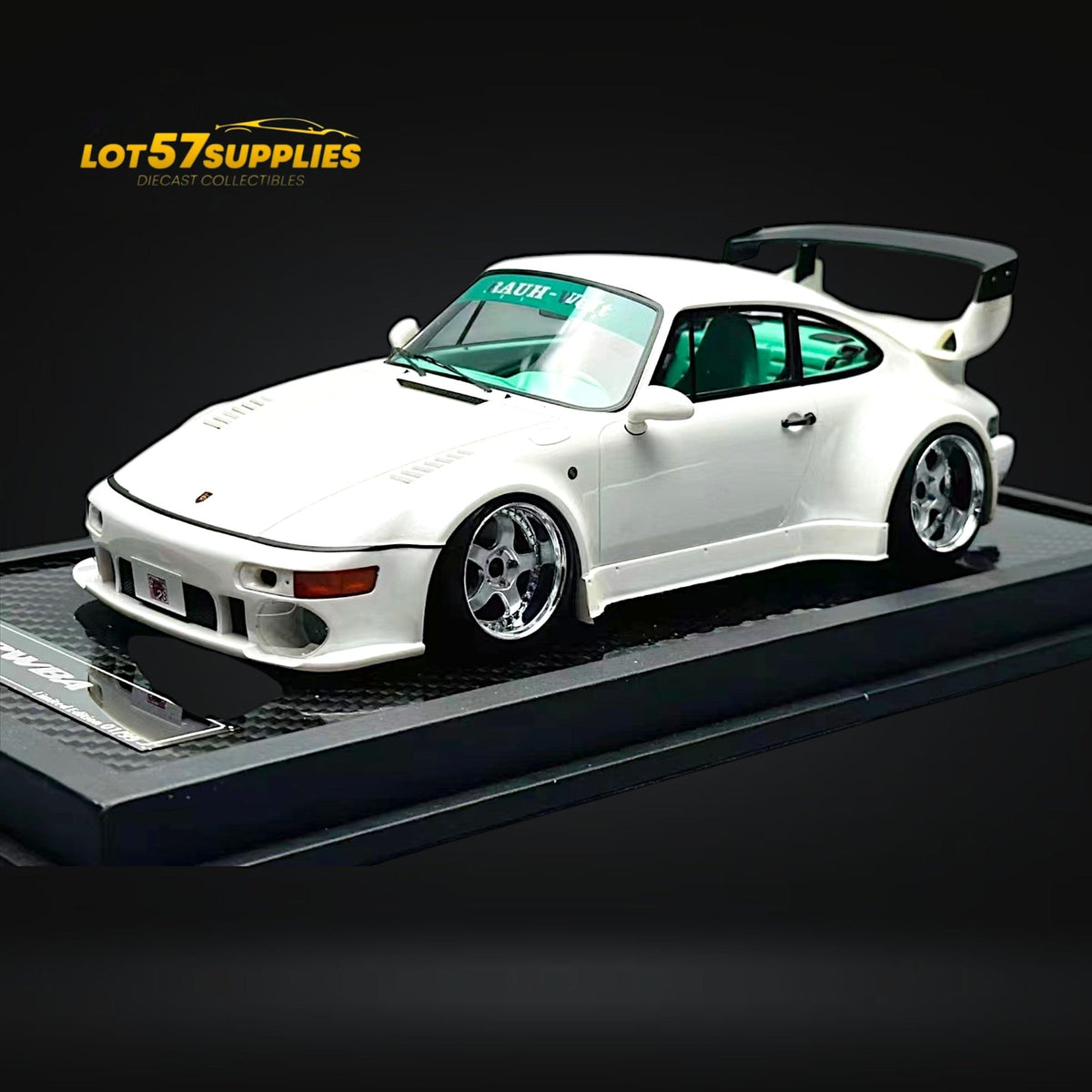 VIP Porsche RWB 964 Slantnose White 1:18