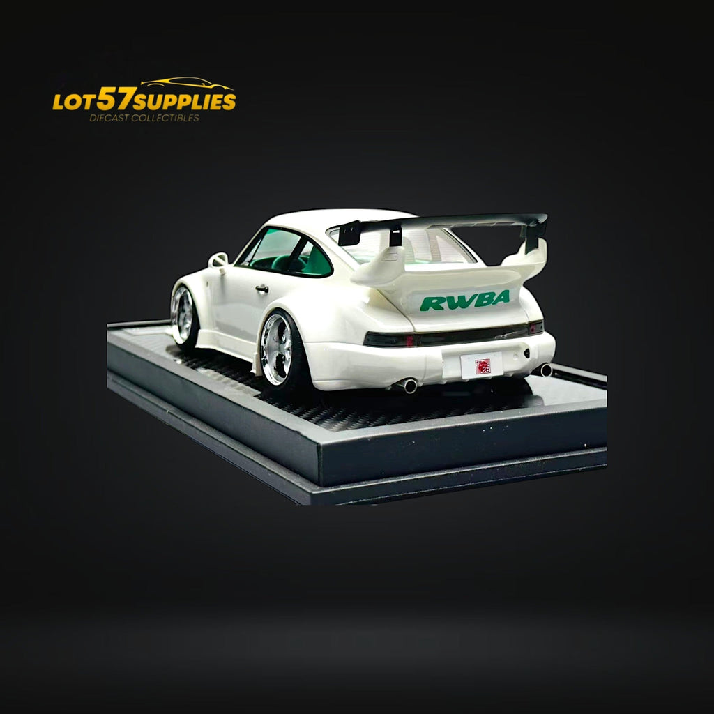 VIP Porsche RWB 964 Slantnose White 1:18