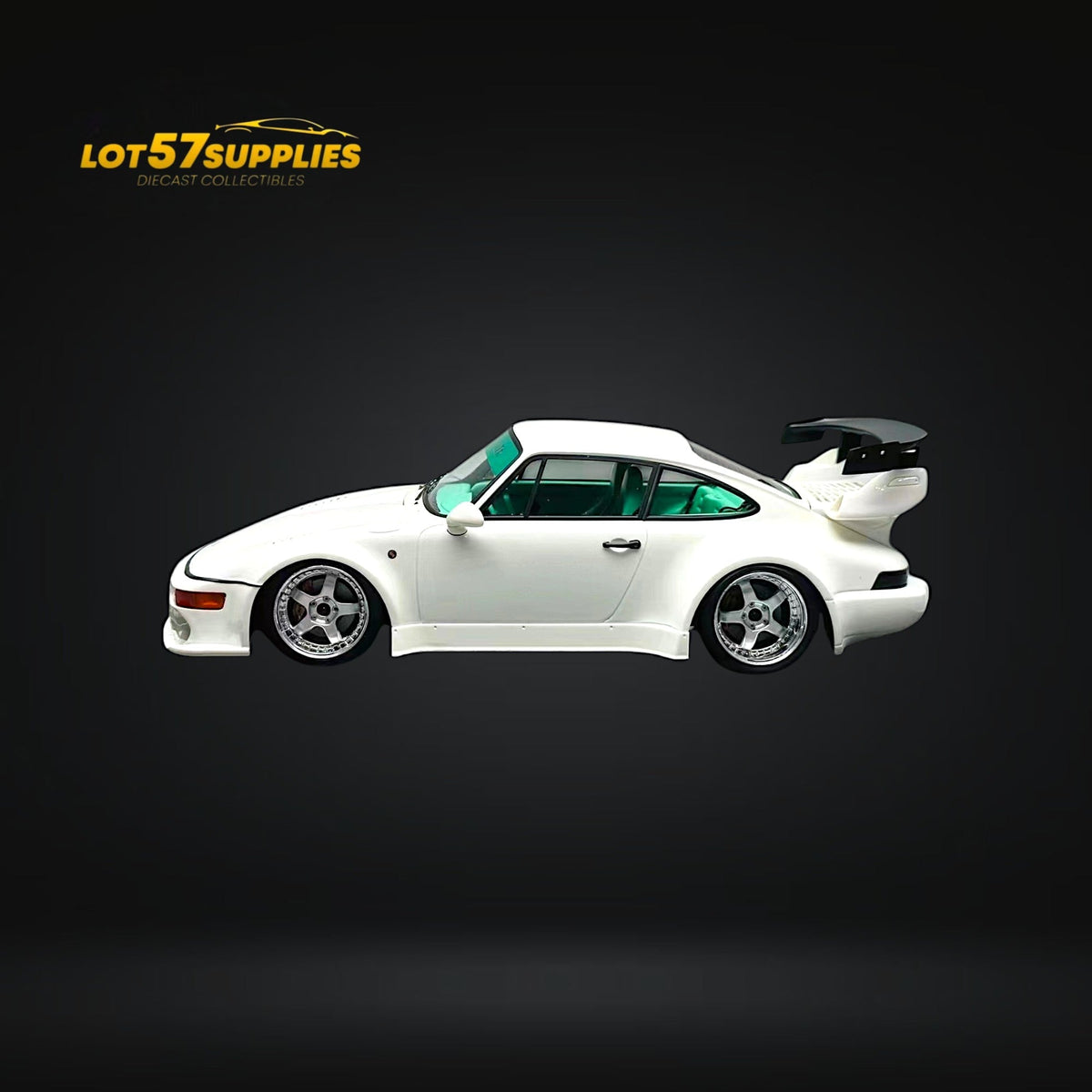 VIP Porsche RWB 964 Slantnose White 1:18