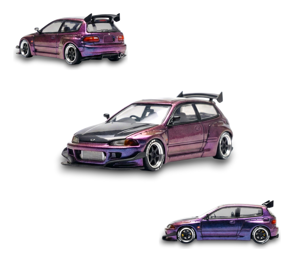 YM Model Pandem Honda Civic EG4 Chameleon 1:64