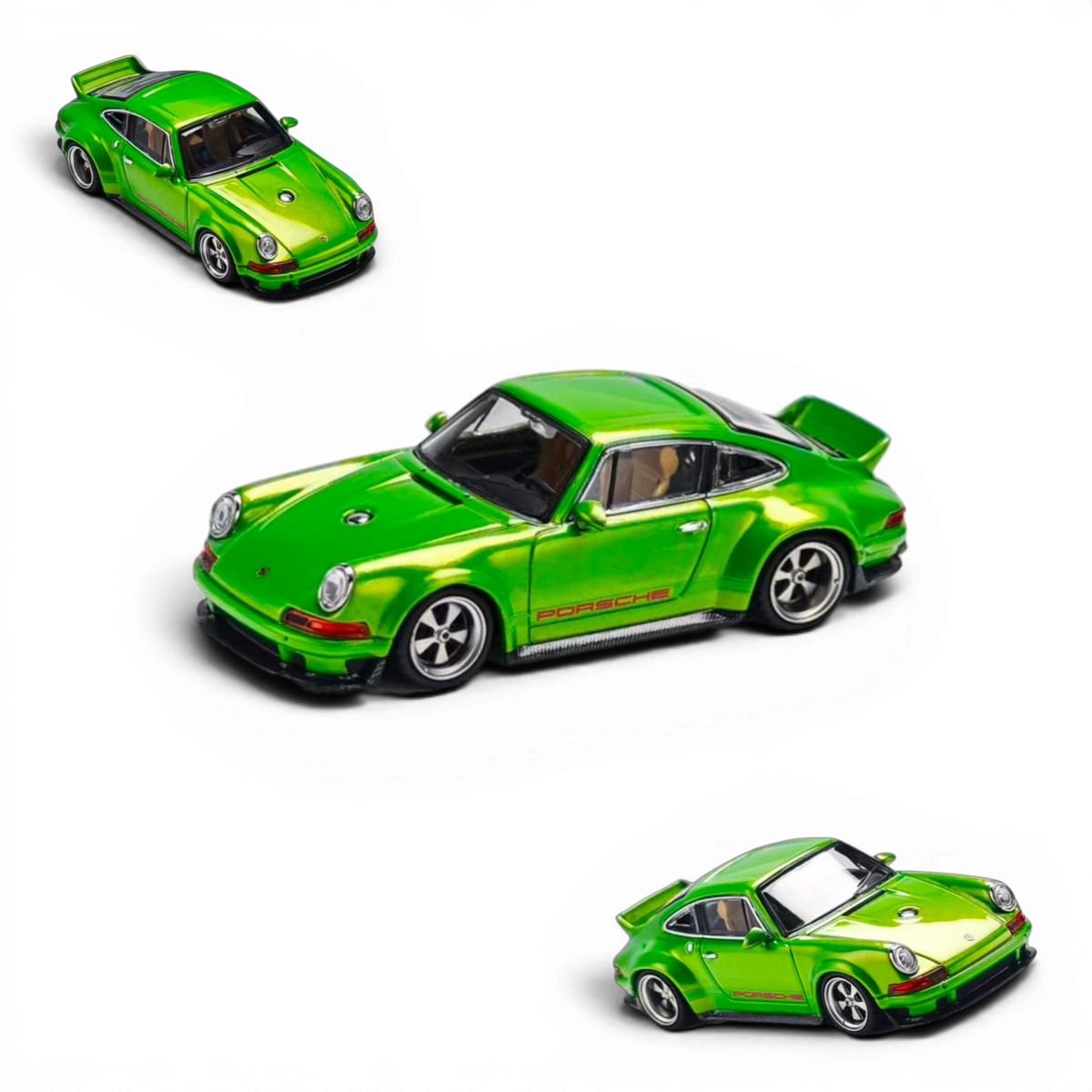 Zincit Model Singer DLS - Metallic Apple Green 1:64